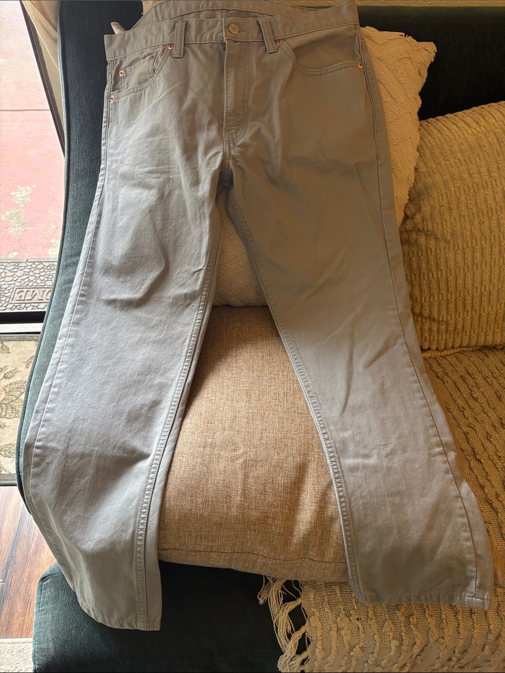 Signature by Levi Strauss Men's Chinos in Light Gray